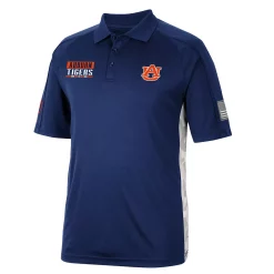 Men's Colosseum Navy Auburn Tigers OHT Military Appreciation Snow Camo Polo -Colosseum shop 5953168 ALT2
