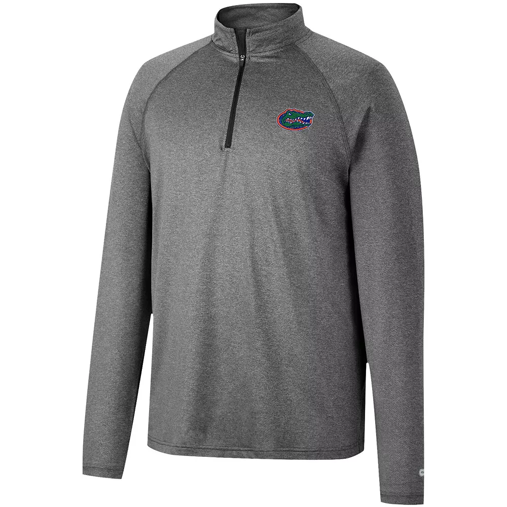Men's Colosseum Heathered Gray Florida Gators Earth First Raglan Quarter-Zip Windshirt 3 Men's Colosseum Heathered Gray Florida Gators Earth First Raglan Quarter-Zip Windshirt - Image 3