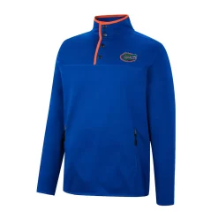 Men's Colosseum Royal Florida Gators Rebound Quarter-Snap Jacket -Colosseum shop 5969641 ALT2