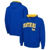 Men's Colosseum Royal Pitt Panthers Arch & Team Logo 3.0 Full-Zip Hoodie
