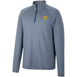 Men's Colosseum Navy West Virginia Mountaineers Earth First Raglan Quarter-Zip Windshirt 5 Men's Colosseum Navy West Virginia Mountaineers Earth First Raglan Quarter-Zip Windshirt -Colosseum shop 5981038 ALT2