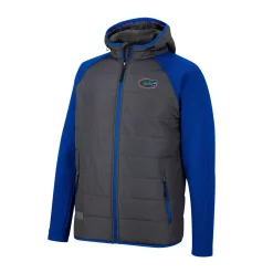 Men's Colosseum Charcoal/Royal Florida Gators Good On You Raglan Full-Zip Jacket -Colosseum shop 5981773 ALT2