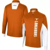 Men's Colosseum Texas Orange Texas Longhorns Bart Quarter-Zip Windshirt