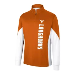 Men's Colosseum Texas Orange Texas Longhorns Bart Quarter-Zip Windshirt -Colosseum shop 5994669 ALT2