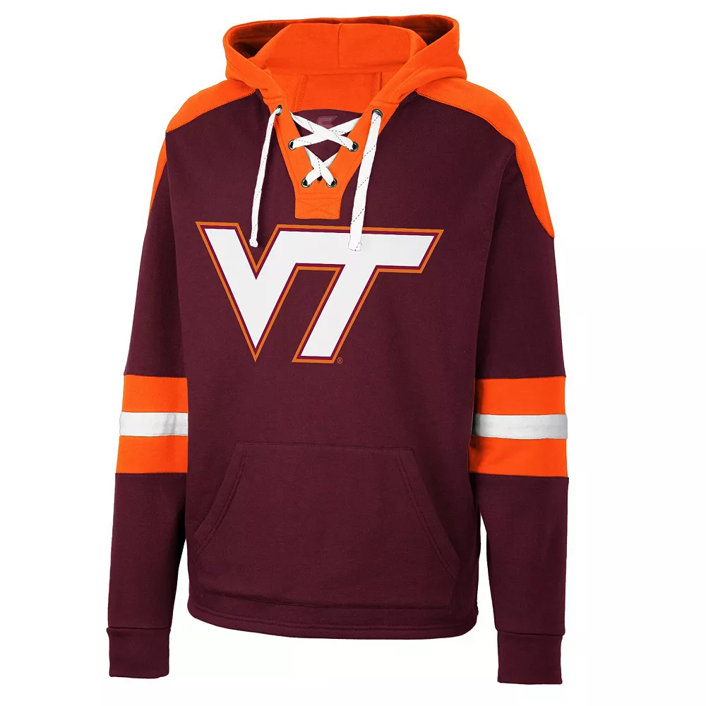 Men's Colosseum Maroon Virginia Tech Hokies Lace-Up 4.0 Pullover Hoodie 3 Men's Colosseum Maroon Virginia Tech Hokies Lace-Up 4.0 Pullover Hoodie - Image 3