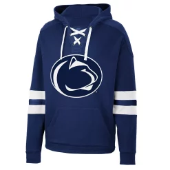 Men's Colosseum Navy Penn State Nittany Lions Lace-Up 4.0 Pullover Hoodie -Colosseum shop 6011468 ALT2