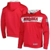 Men's Colosseum Red Nebraska Huskers OHT Military Appreciation Team Color Pullover Hoodie