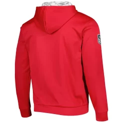 Men's Colosseum Red Nebraska Huskers OHT Military Appreciation Team Color Pullover Hoodie -Colosseum shop 6011633 ALT3
