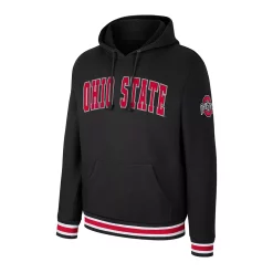 Men's Colosseum Black Ohio State Buckeyes Varsity Arch Pullover Hoodie -Colosseum shop 6011914 ALT2