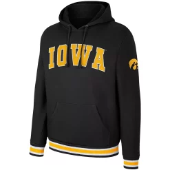 Men's Colosseum Black Iowa Hawkeyes Varsity Arch Pullover Hoodie 5 Men's Colosseum Black Iowa Hawkeyes Varsity Arch Pullover Hoodie -Colosseum shop 6012025 ALT2