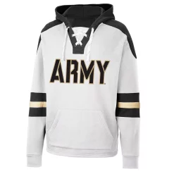 Men's Colosseum White Army Black Knights Lace-Up 4.0 Pullover Hoodie -Colosseum shop 6012433 ALT2
