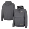 Men's Colosseum Charcoal Air Force Falcons OHT Military Appreciation Quarter-Zip Hoodie