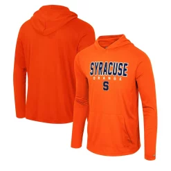 Men's Colosseum Orange Syracuse Orange Team Color Rival Hoodie Long Sleeve T-Shirt