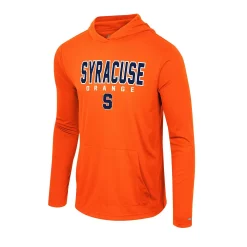 Men's Colosseum Orange Syracuse Orange Team Color Rival Hoodie Long Sleeve T-Shirt -Colosseum shop 6025063 ALT2