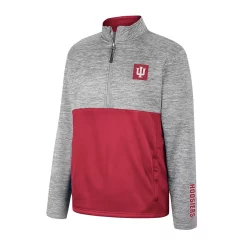 Men's Colosseum Heather Gray Indiana Hoosiers John Half-Zip Pullover Jacket 5 Men's Colosseum Heather Gray Indiana Hoosiers John Half-Zip Pullover Jacket -Colosseum shop 6026214 ALT2