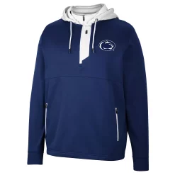 Men's Colosseum Navy Penn State Nittany Lions Luge 3.0 Quarter-Zip Hoodie 5 Men's Colosseum Navy Penn State Nittany Lions Luge 3.0 Quarter-Zip Hoodie -Colosseum shop 6026226 ALT2