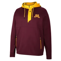 Men's Colosseum Maroon Minnesota Golden Gophers Luge 3.0 Quarter-Zip Hoodie -Colosseum shop 6027193 ALT2
