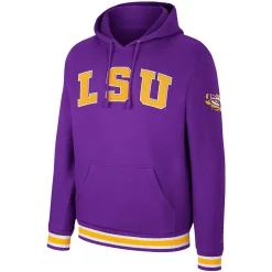 Men's Colosseum Purple LSU Tigers Varsity Arch Pullover Hoodie 5 Men's Colosseum Purple LSU Tigers Varsity Arch Pullover Hoodie -Colosseum shop 6028697 ALT2