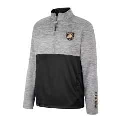 Men's Colosseum Heather Gray Army Black Knights John Half-Zip Pullover Jacket -Colosseum shop 6029155 ALT2