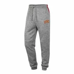 Men's Colosseum Gray USC Trojans Worlds to Conquer Sweatpants -Colosseum shop 6041736 ALT2