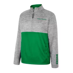 Men's Colosseum Heather Gray Oregon Ducks John Half-Zip Jacket -Colosseum shop 6042735 ALT2