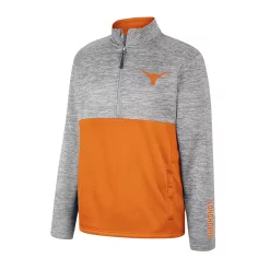 Men's Colosseum Gray Texas Longhorns John Half-Zip Jacket -Colosseum shop 6078176 ALT2