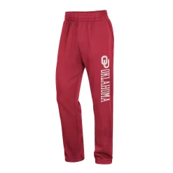 Men's Colosseum Crimson Oklahoma Sooners Wordmark Pants -Colosseum shop 6084448 ALT2