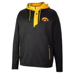 Men's Colosseum Black Iowa Hawkeyes Luge 3.0 Quarter-Zip Hoodie 5 Men's Colosseum Black Iowa Hawkeyes Luge 3.0 Quarter-Zip Hoodie -Colosseum shop 6112332 ALT2
