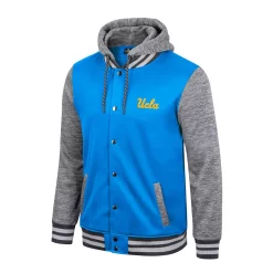 Men's Colosseum Blue UCLA Bruins Robinson Hoodie Full-Snap Jacket -Colosseum shop 6126848 ALT2