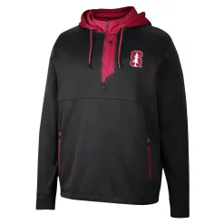 Men's Colosseum Black Stanford Cardinal Luge 3.0 Quarter-Zip Hoodie 5 Men's Colosseum Black Stanford Cardinal Luge 3.0 Quarter-Zip Hoodie -Colosseum shop 6128726 ALT2