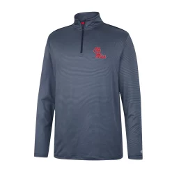 Men's Colosseum Navy Ole Miss Rebels Logo Quarter-Zip Windshirt -Colosseum shop 6129196 ALT2