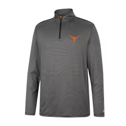 Men's Colosseum Charcoal Texas Longhorns Logo Quarter-Zip Windshirt -Colosseum shop 6156458 ALT2