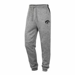 Men's Colosseum Gray Iowa Hawkeyes Worlds to Conquer Sweatpants -Colosseum shop 6157199 ALT2